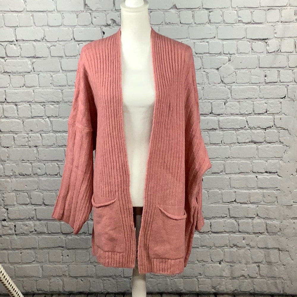 NWT Topshop Pink Sweeper Cardigan